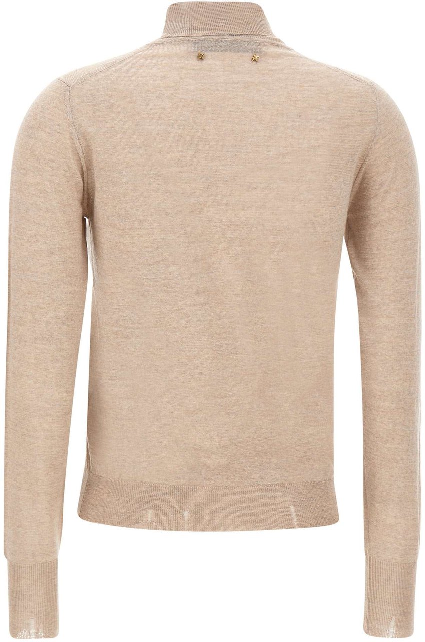 Golden Goose Sweaters Beige Beige