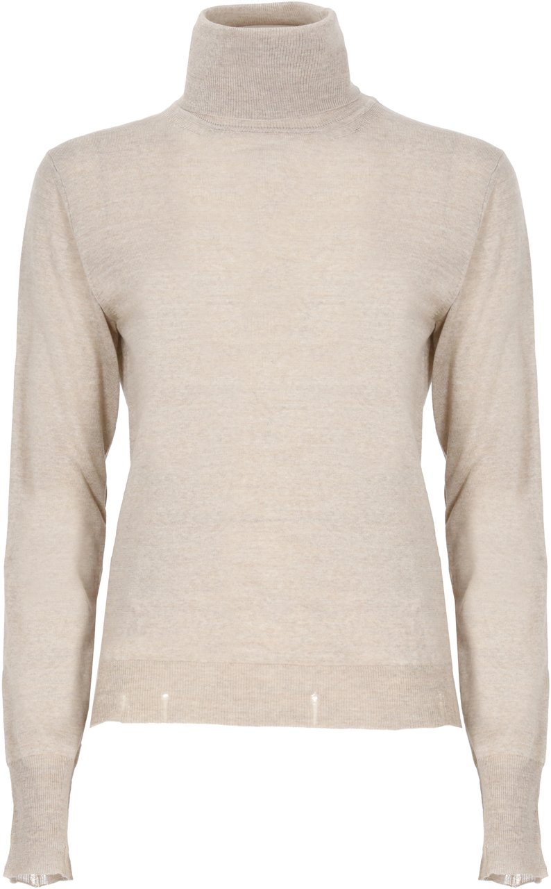 Golden Goose Sweaters Beige Beige