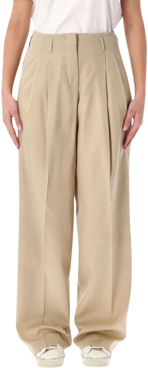 Golden Goose Golden Wide Pant Sand Beige Beige