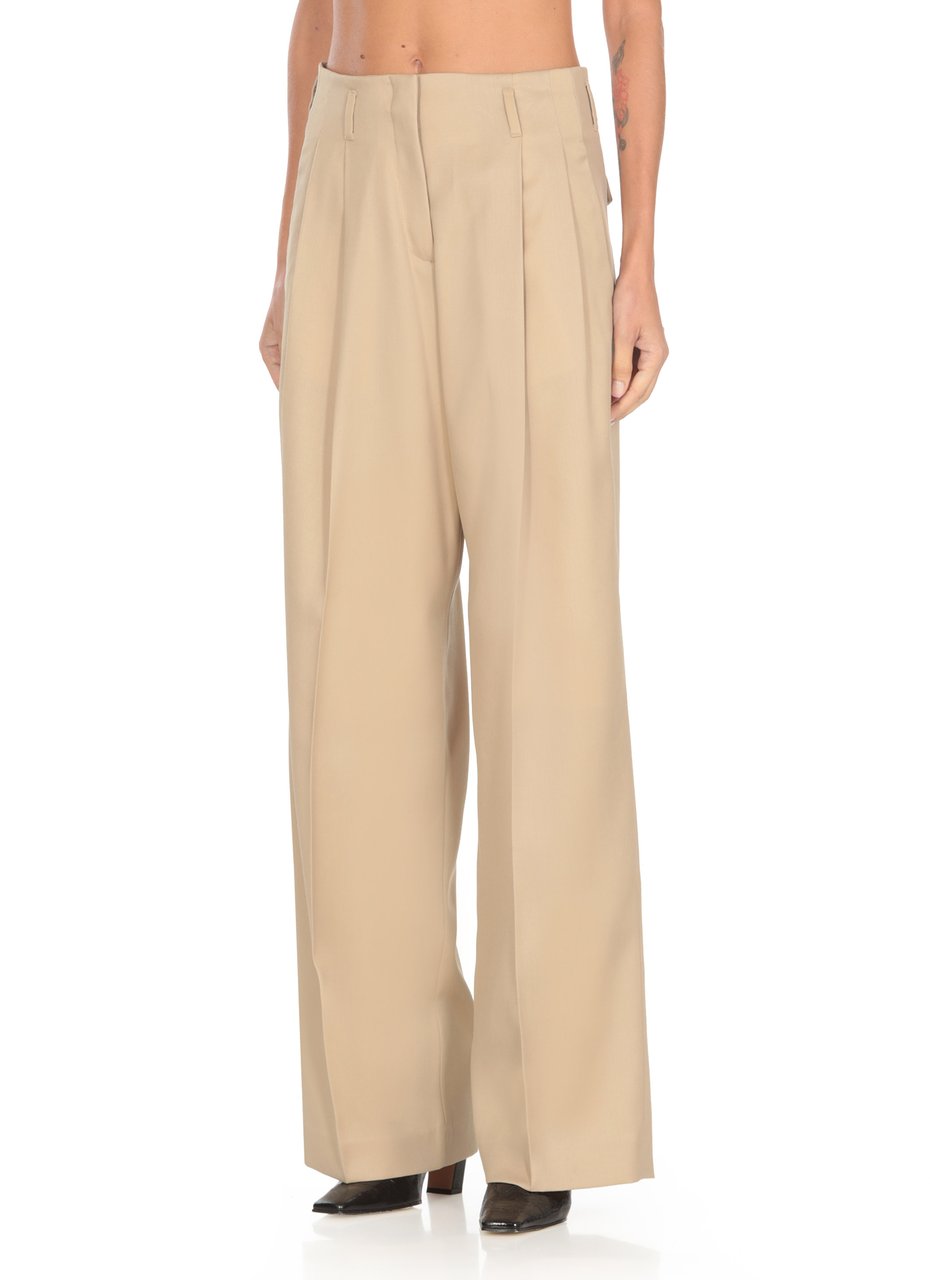 Golden Goose Trousers Beige Beige
