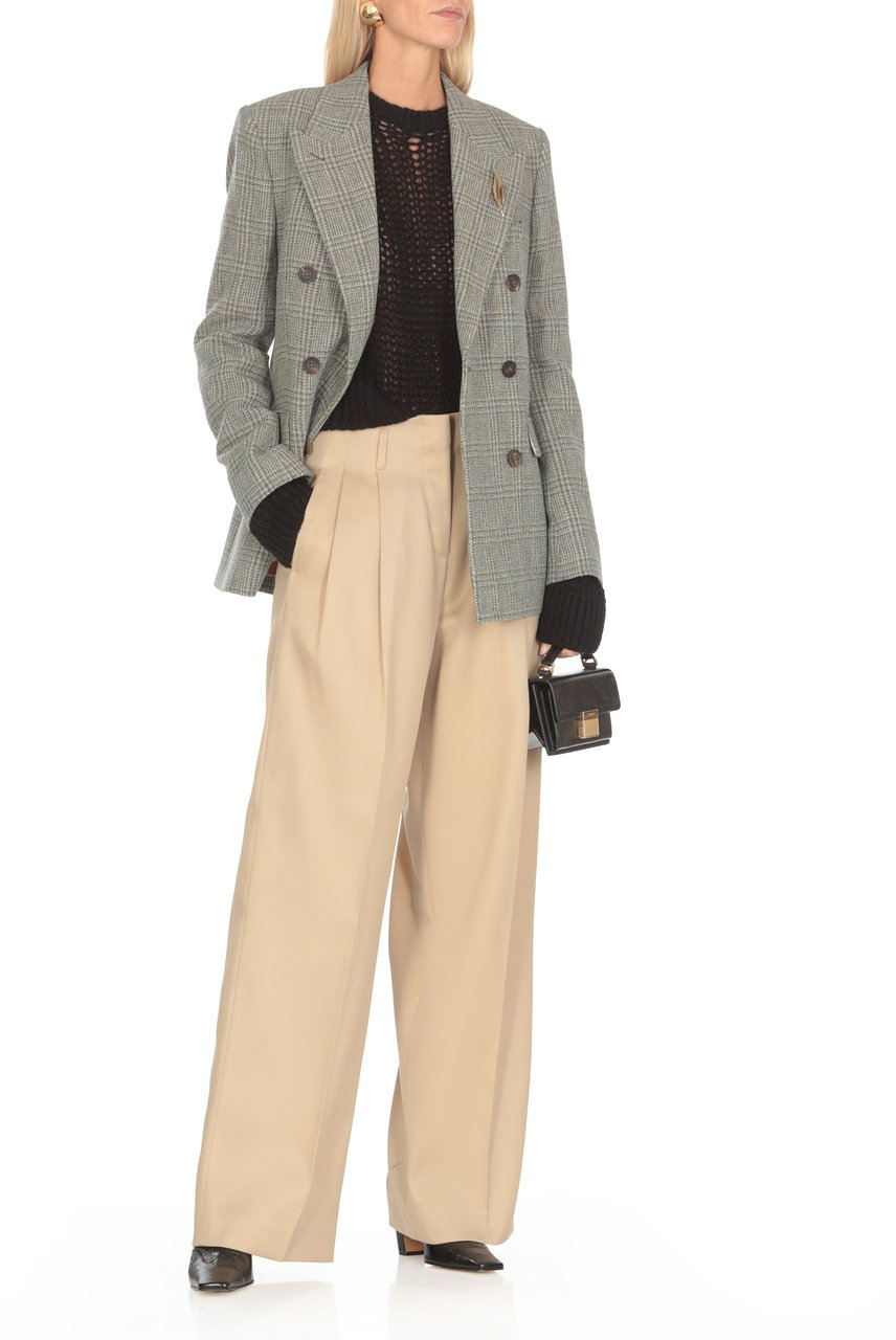 Golden Goose Trousers Beige Beige