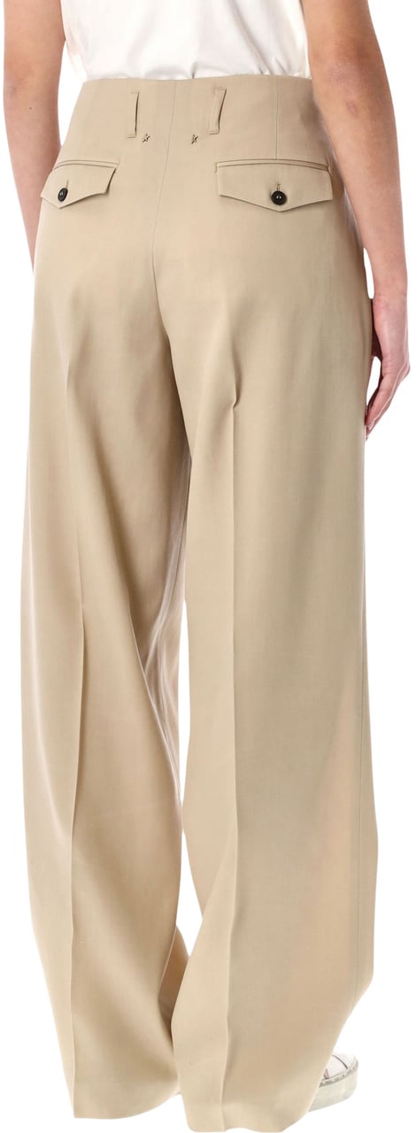 Golden Goose Golden Wide Pant Sand Beige Beige