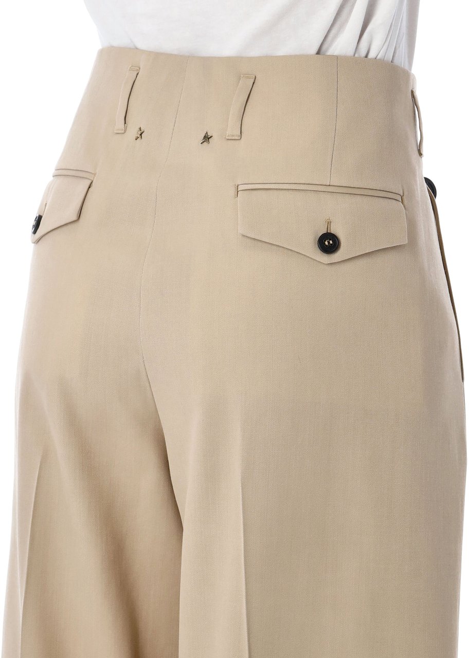 Golden Goose Golden Wide Pant Sand Beige Beige