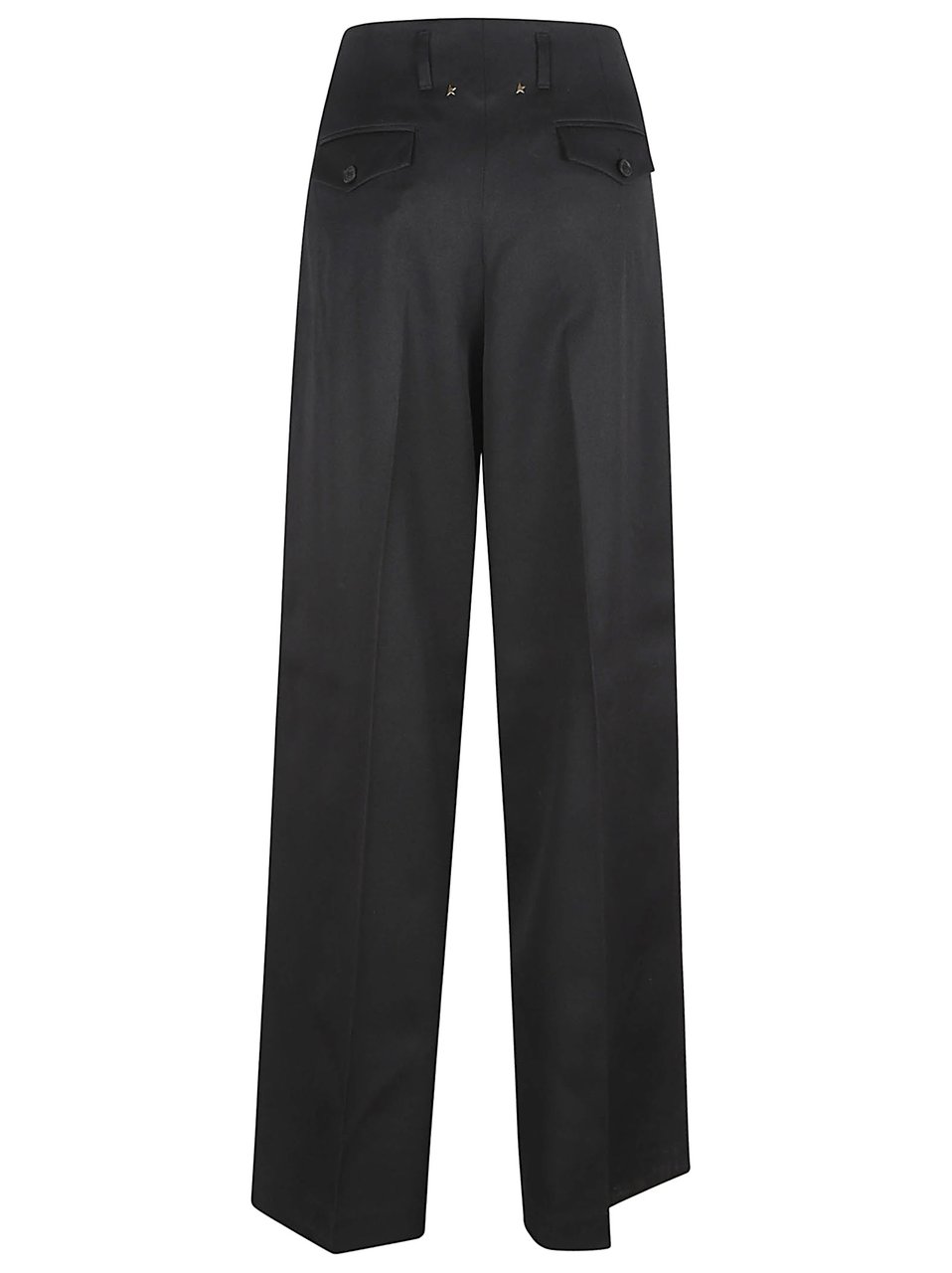Golden Goose High-Waisted Black Trousers Zwart