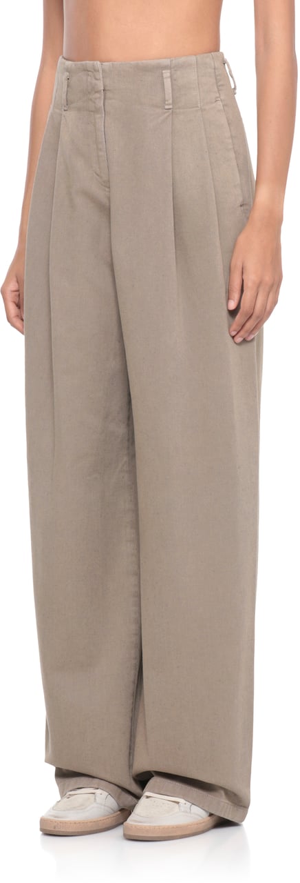Golden Goose Trousers Beige Beige