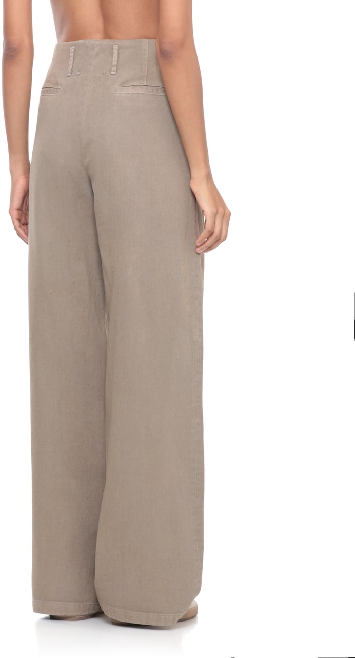 Golden Goose Trousers Beige Beige