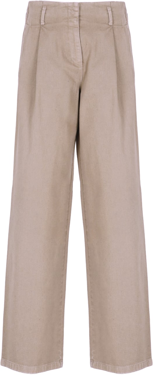 Golden Goose Trousers Beige Beige