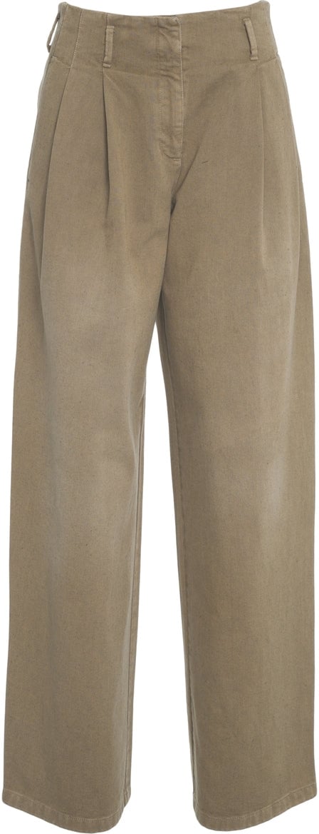 Golden Goose Pleated trousers Bruin