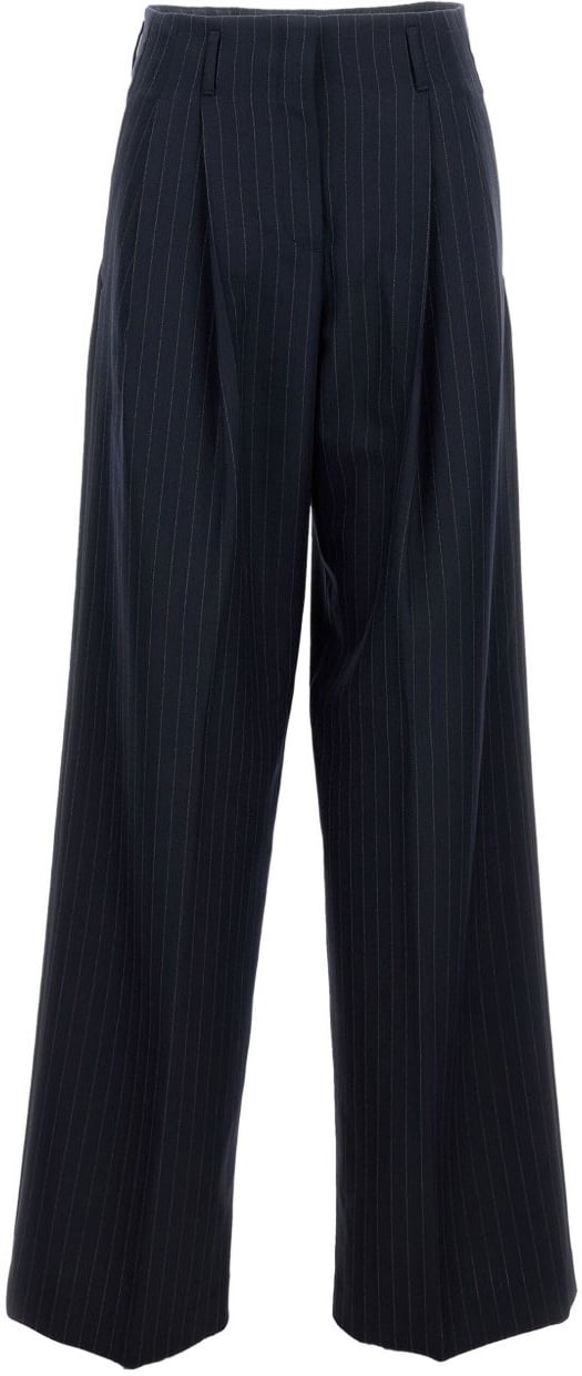 Golden Goose Trousers Blue Blauw