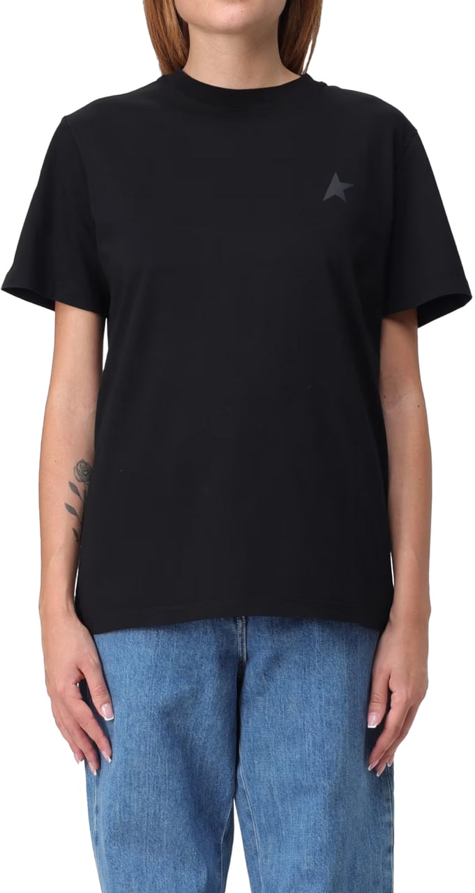 Golden Goose Star Logo T-shirt Zwart