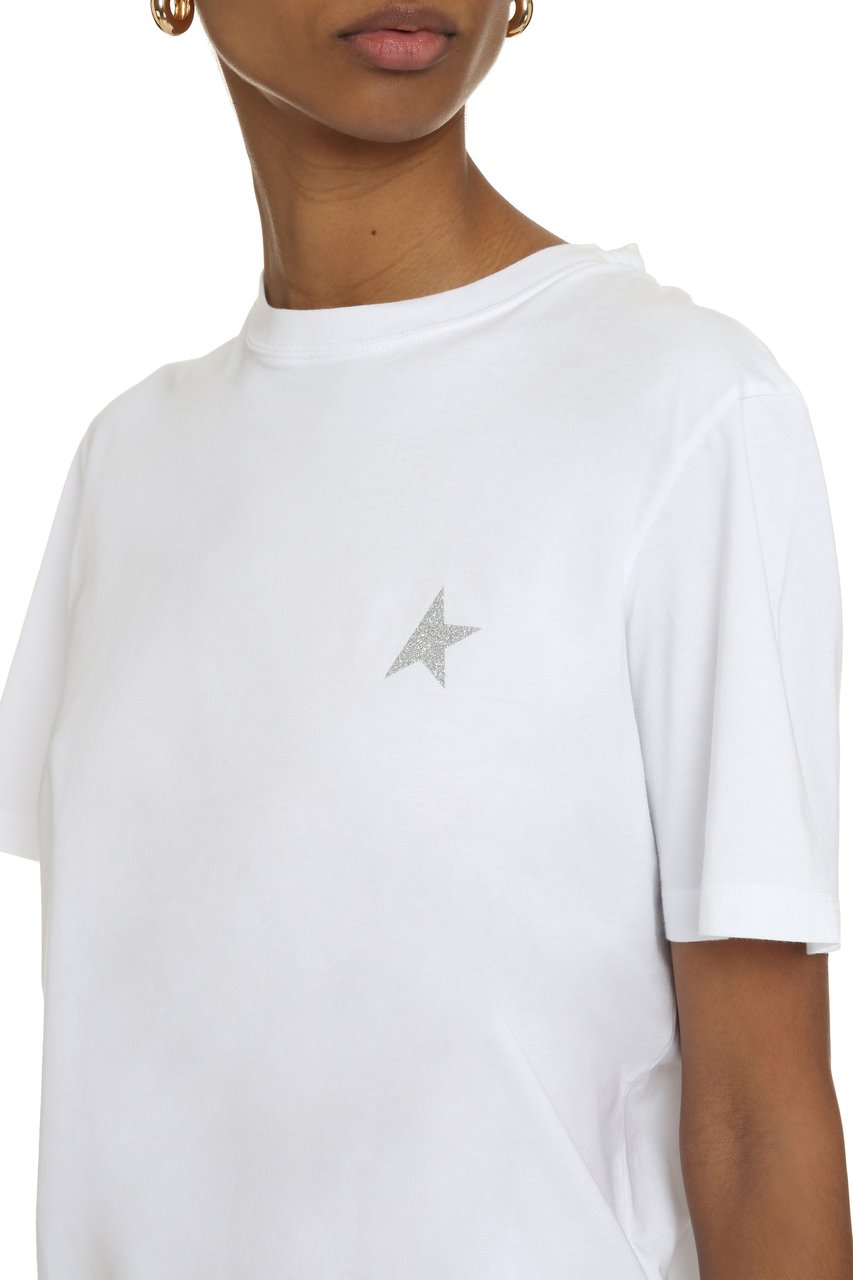 Golden Goose Cotton crew-neck T-shirt Wit