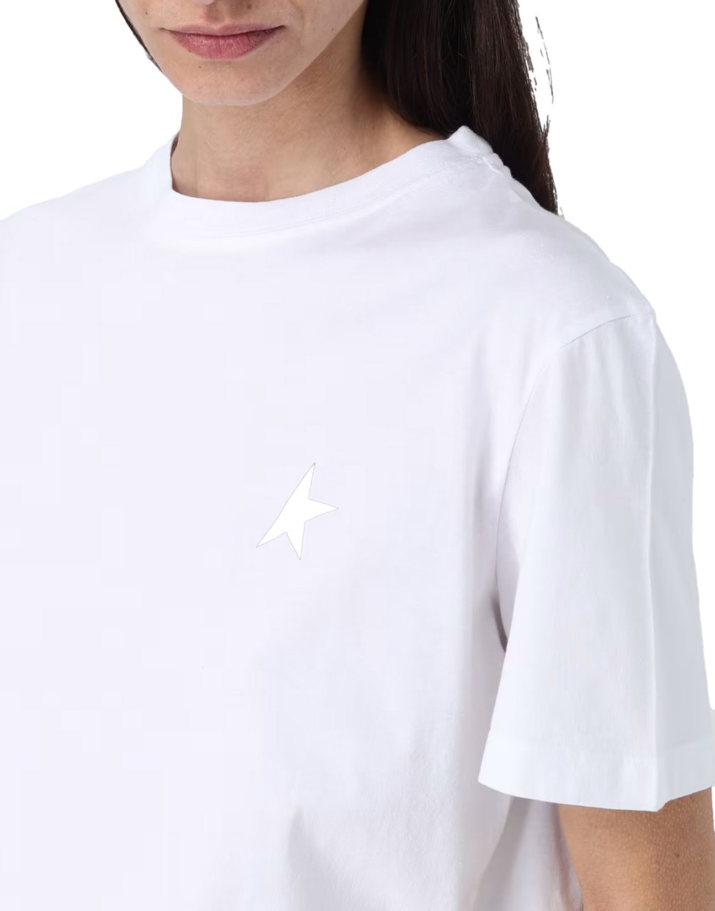 Golden Goose Star Logo T-shirt Wit
