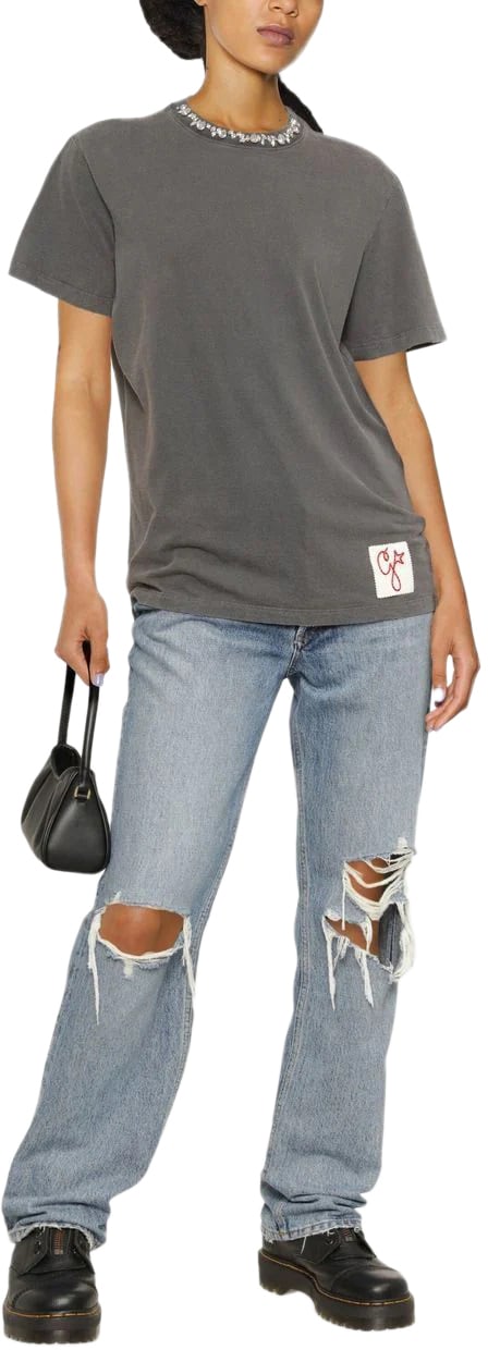 Golden Goose golden regular t-shirt gray Grijs