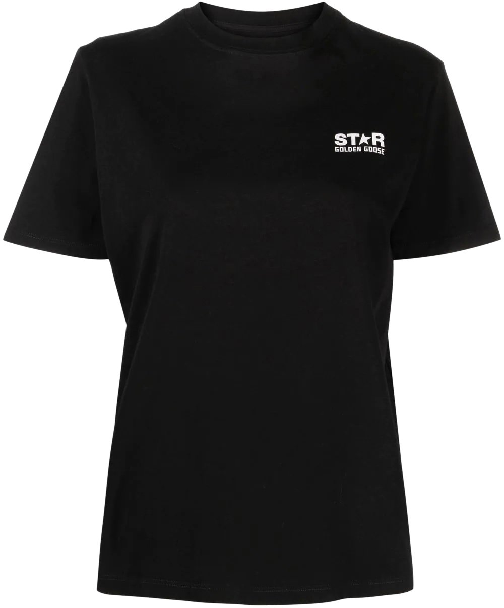 Golden Goose star ws regular t-shirt black Zwart