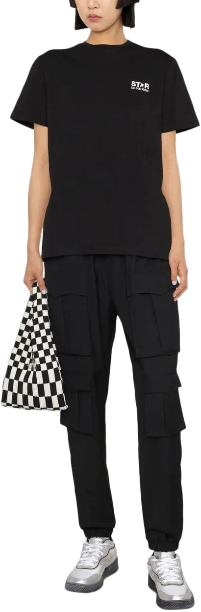 Golden Goose star ws regular t-shirt black Zwart