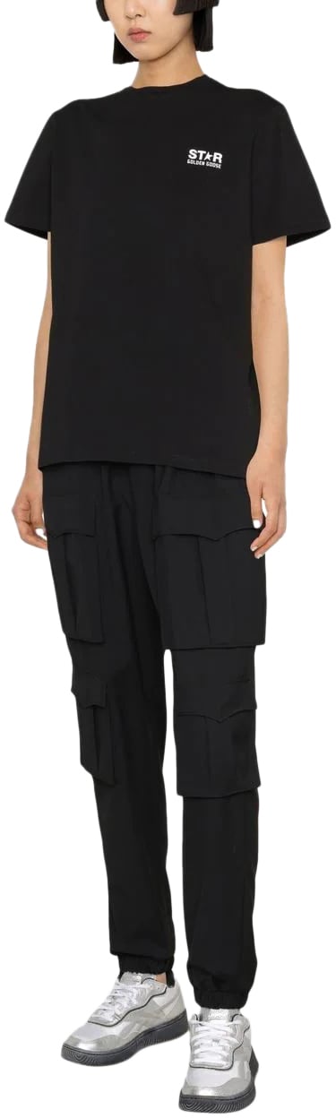 Golden Goose star ws regular t-shirt black Zwart