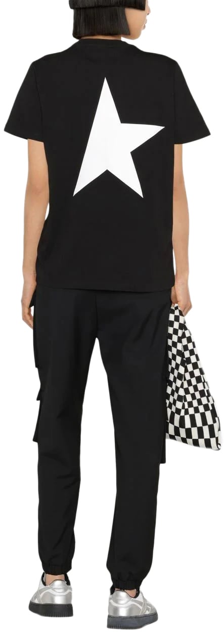 Golden Goose star ws regular t-shirt black Zwart