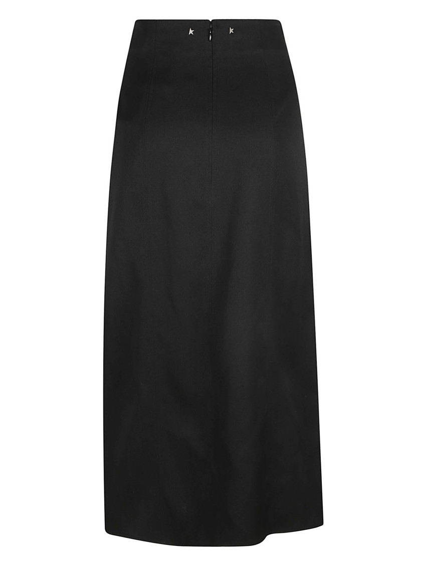 Golden Goose Straight Silhouette Black Skirt Zwart