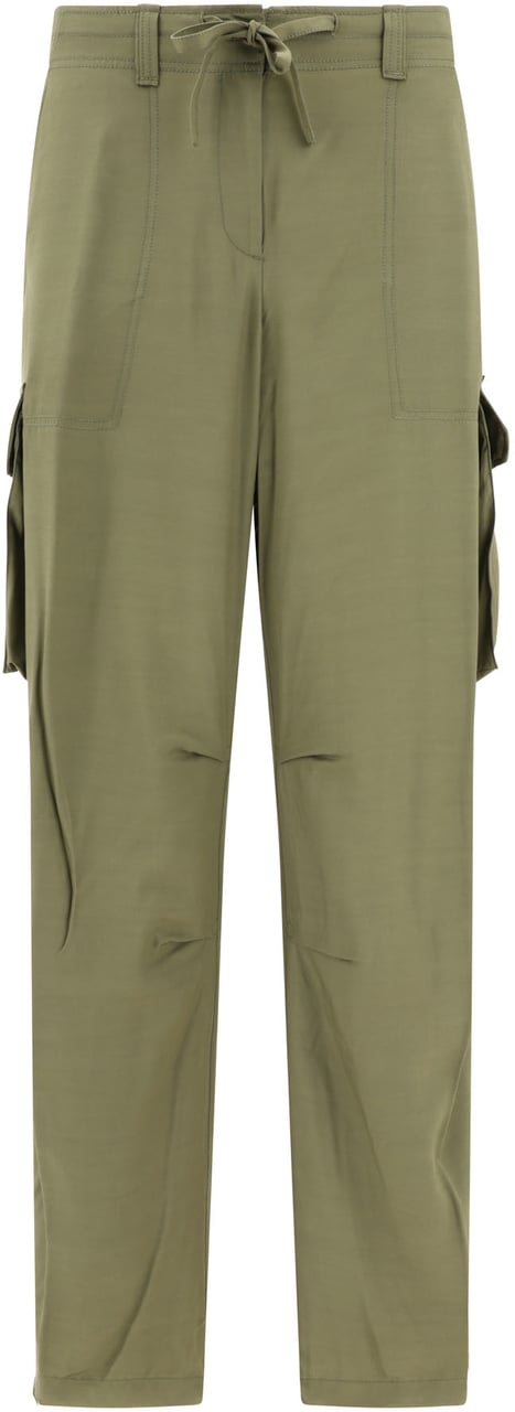 Golden Goose Wide cargo trousers Groen