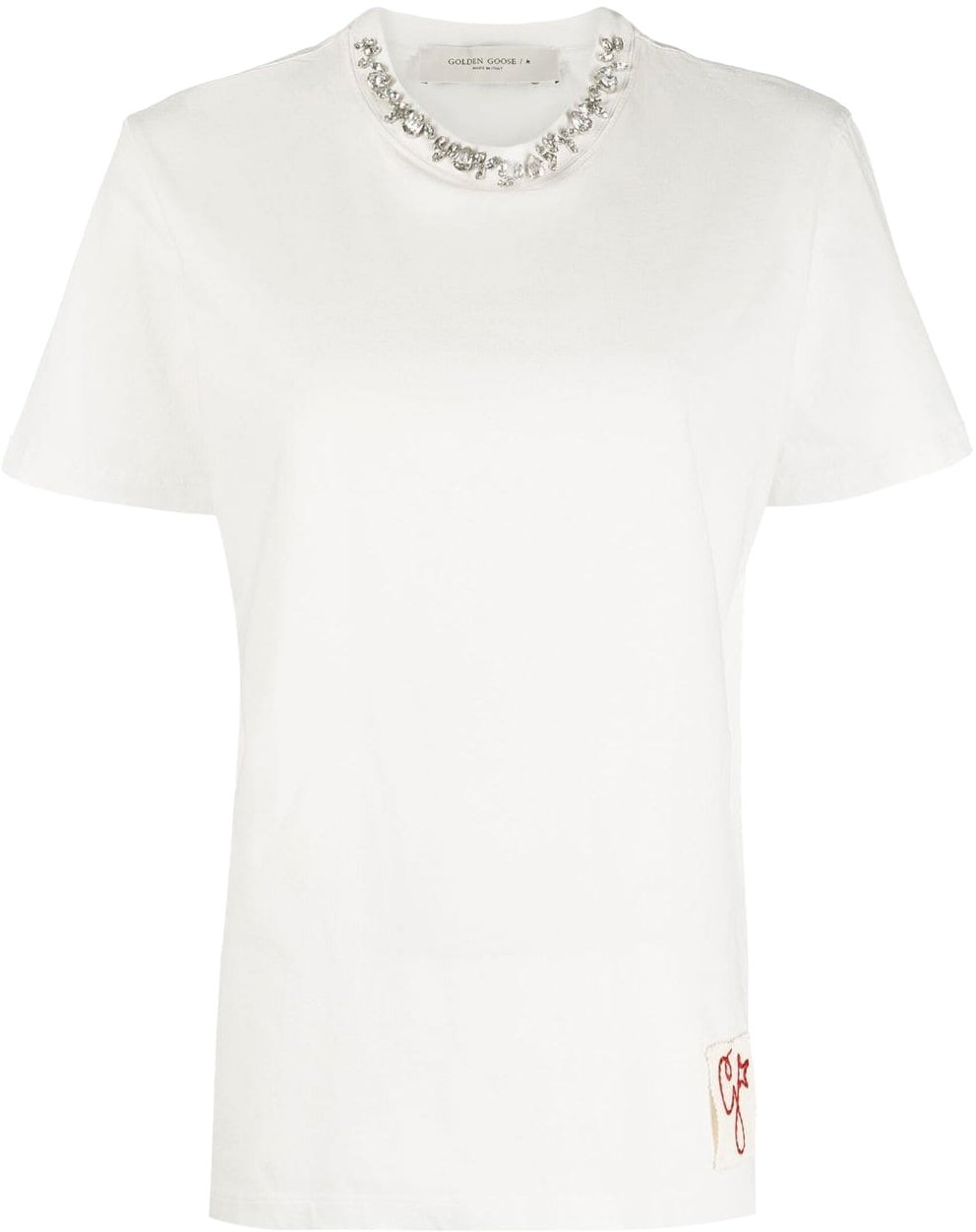 Golden Goose T-Shirts And Polos White Wit