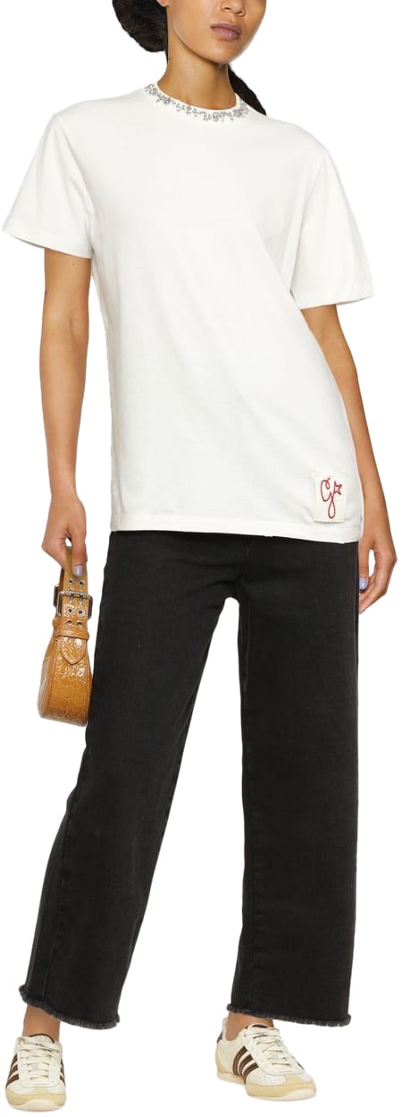 Golden Goose T-Shirts And Polos White Wit