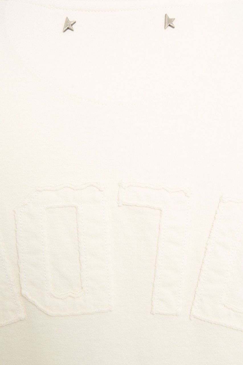 Golden Goose T-shirt with logo Wit