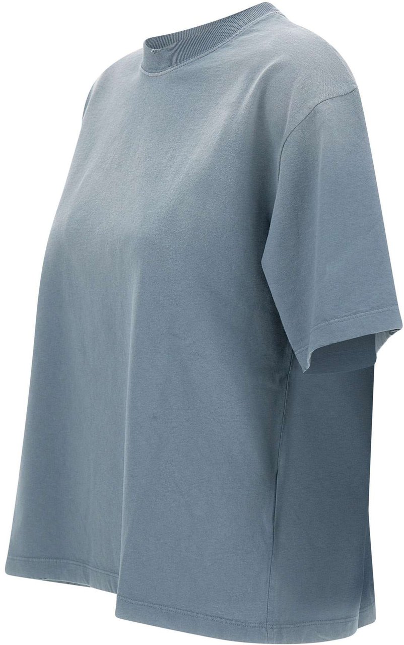 Golden Goose T-Shirts And Polos Light Blue Blauw
