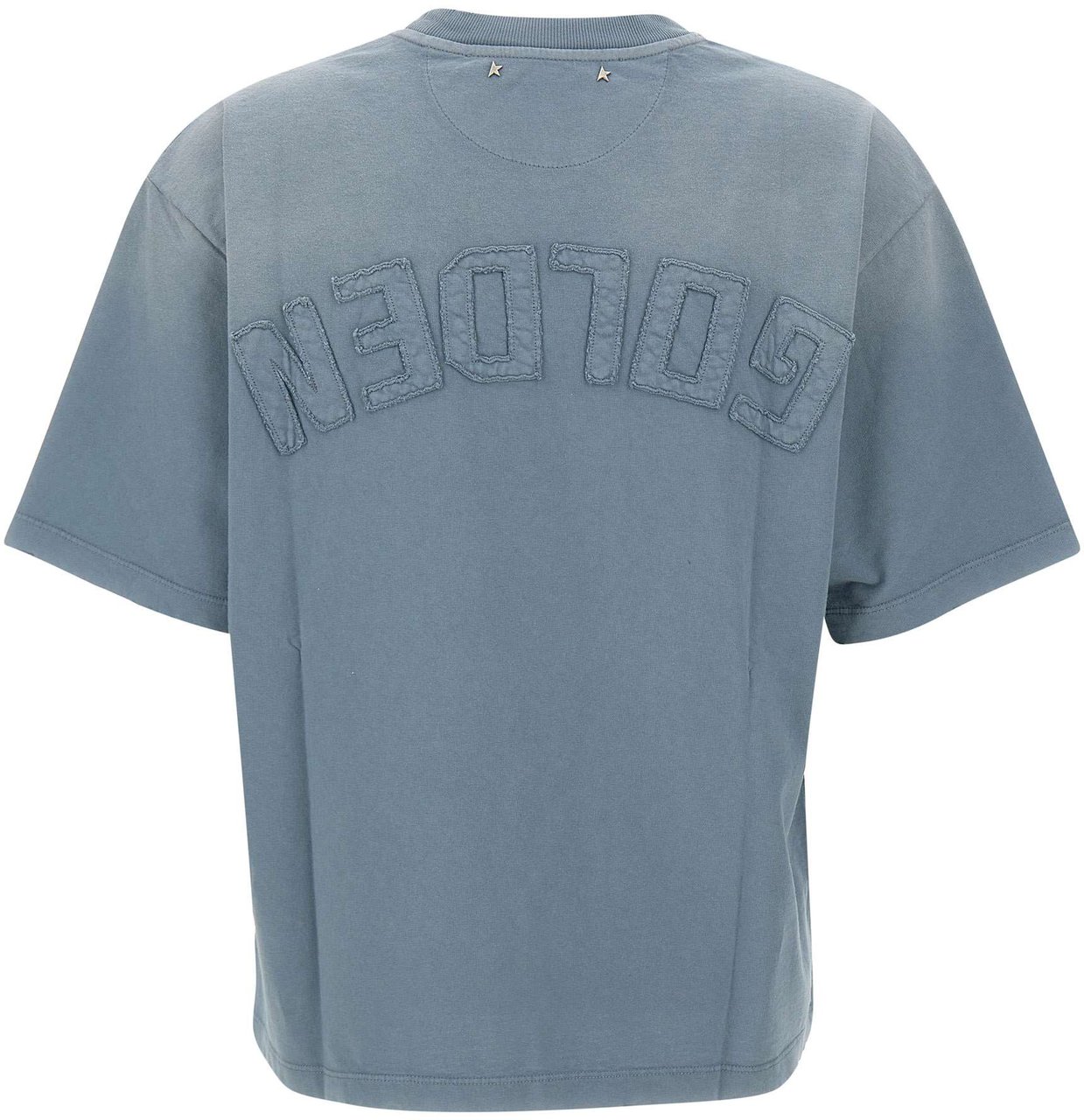 Golden Goose T-Shirts And Polos Light Blue Blauw