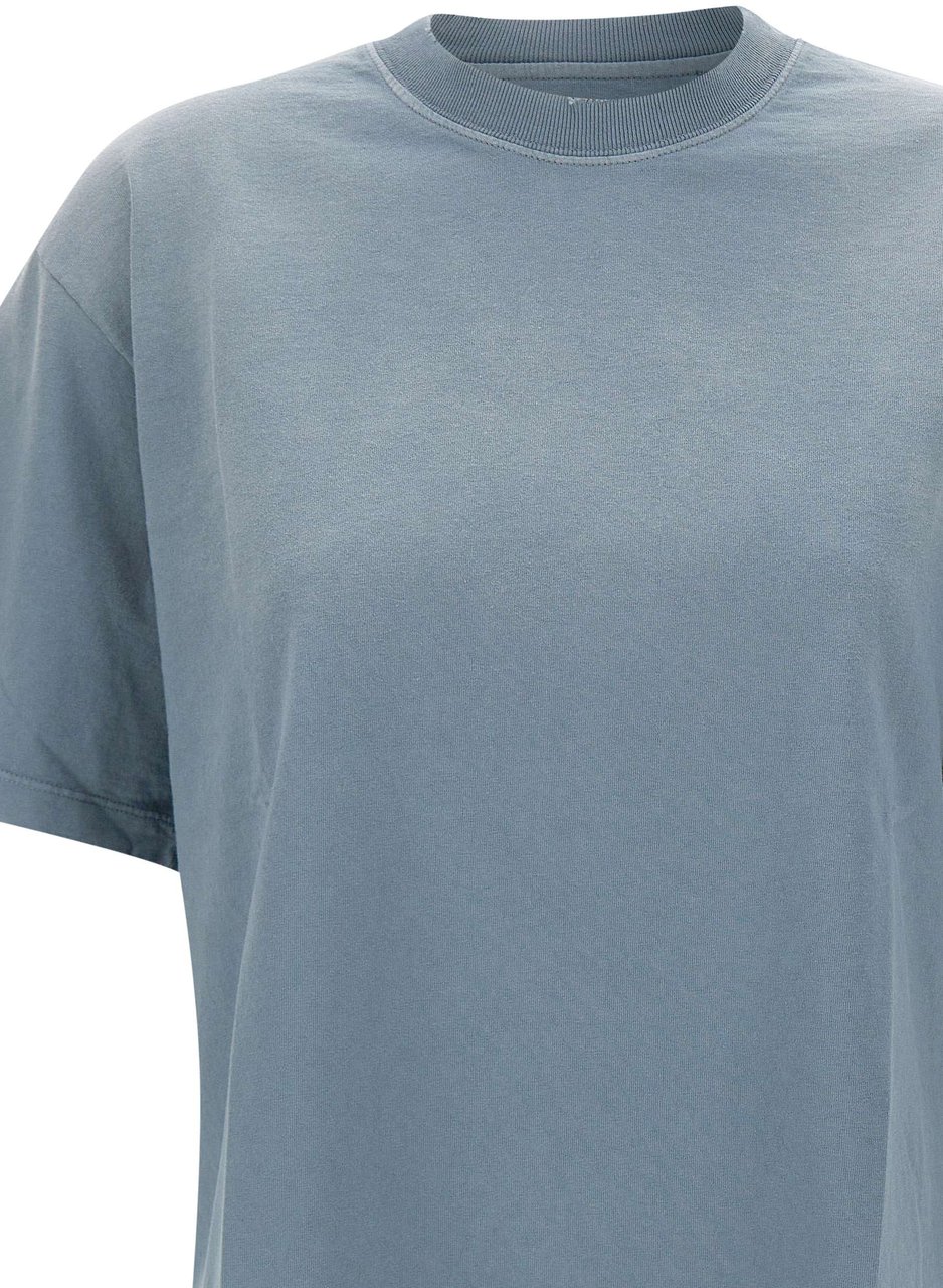 Golden Goose T-Shirts And Polos Light Blue Blauw