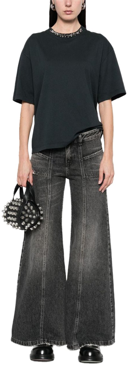 Golden Goose T-Shirts And Polos Black Zwart