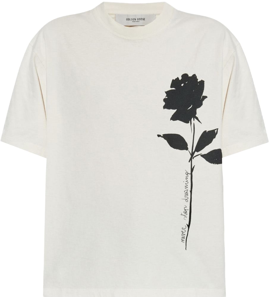 Golden Goose T-Shirts And Polos White Wit