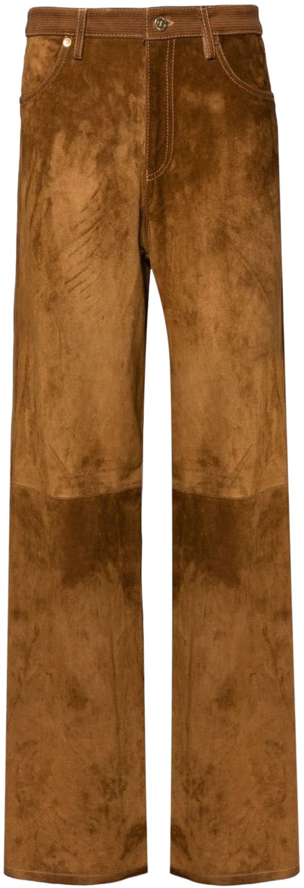 Golden Goose journey ws leather pant straight leg divers Divers