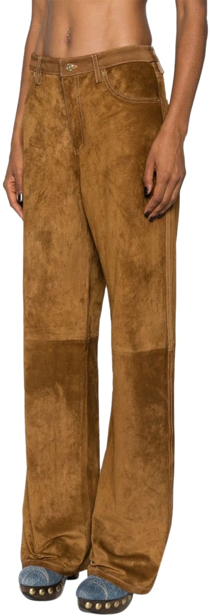 Golden Goose journey ws leather pant straight leg divers Divers