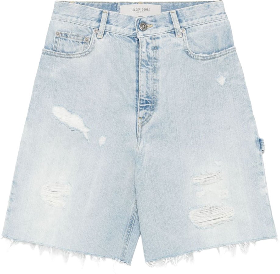 Golden Goose Shorts Cloud Blue Lichtblauw