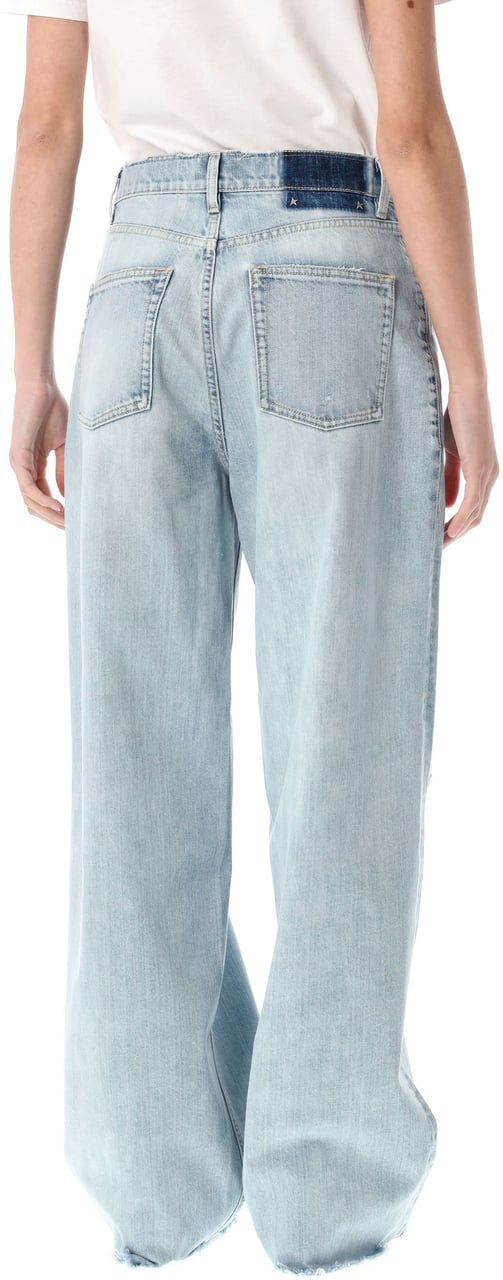 Golden Goose Melody Boyfried Denim Blauw