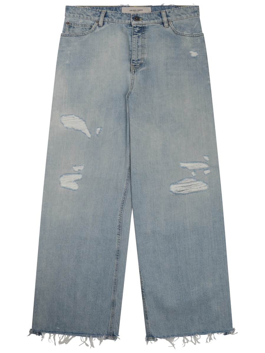 Golden Goose "Melody Destroyed" Jeans Grijs