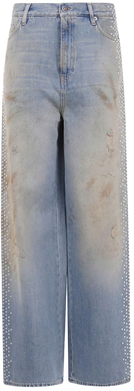 Golden Goose Jeans Clear Blue Blauw