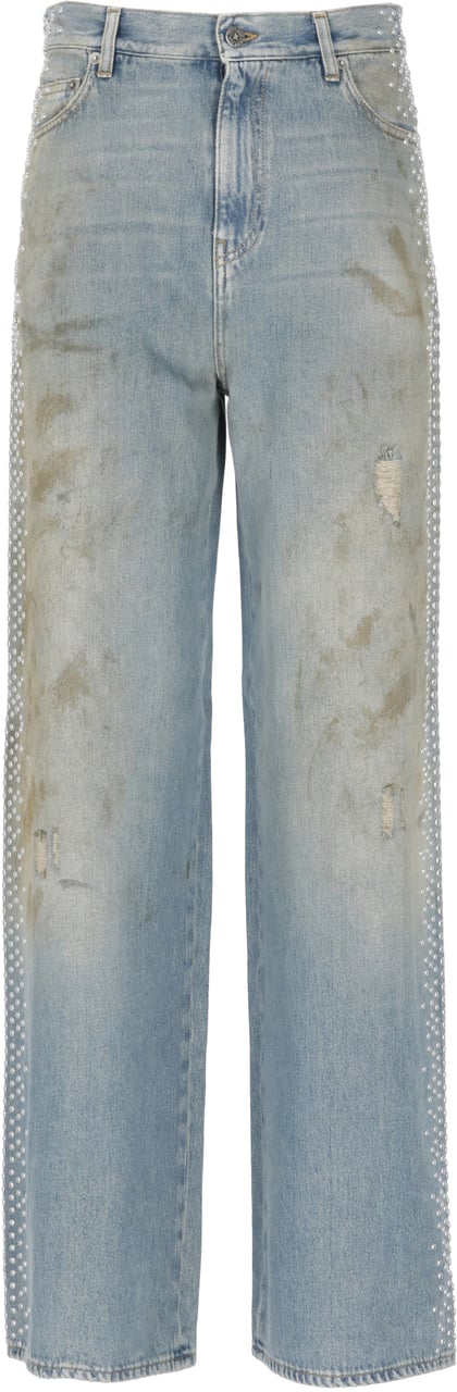 Golden Goose Jeans Light Blue Blauw