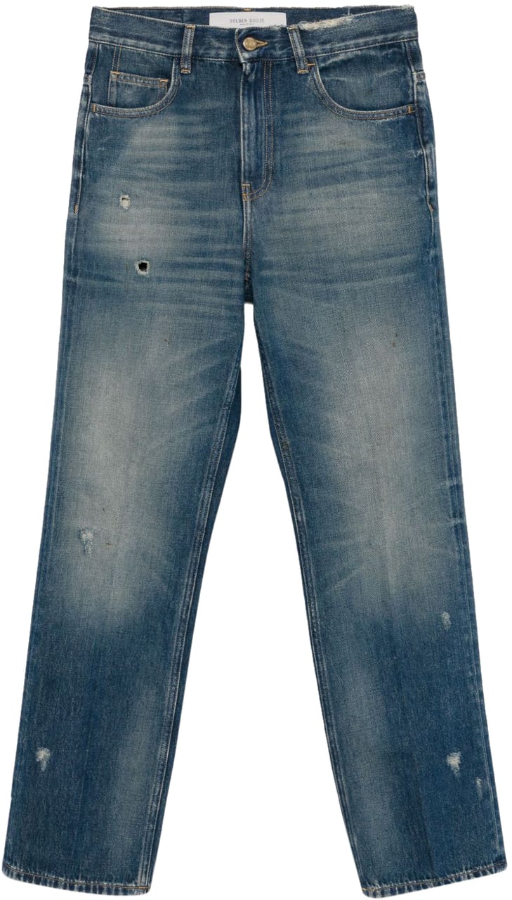 Golden Goose Jeans Blue Blauw
