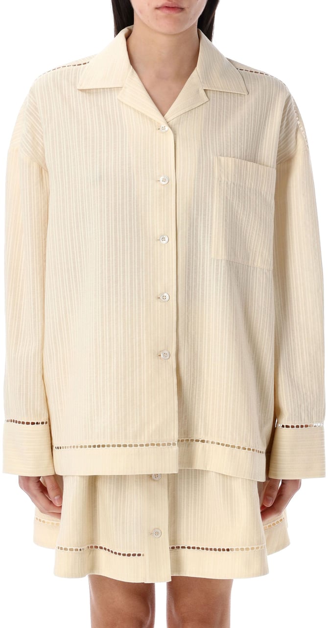 Golden Goose Blouse Cream Bianco Wit