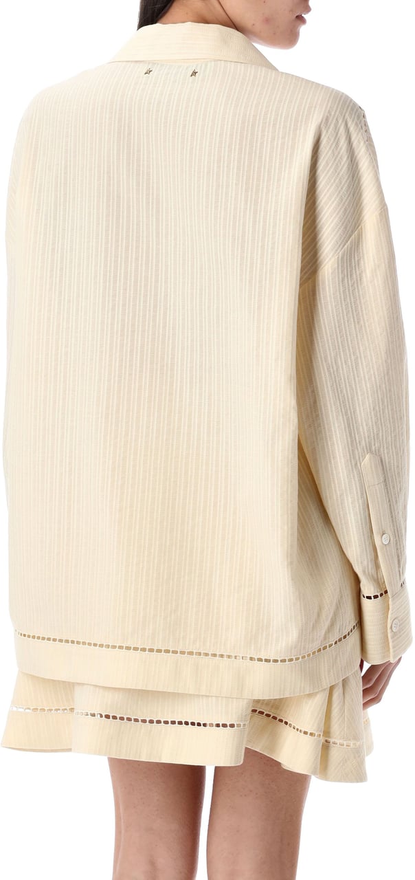 Golden Goose Blouse Cream Bianco Wit