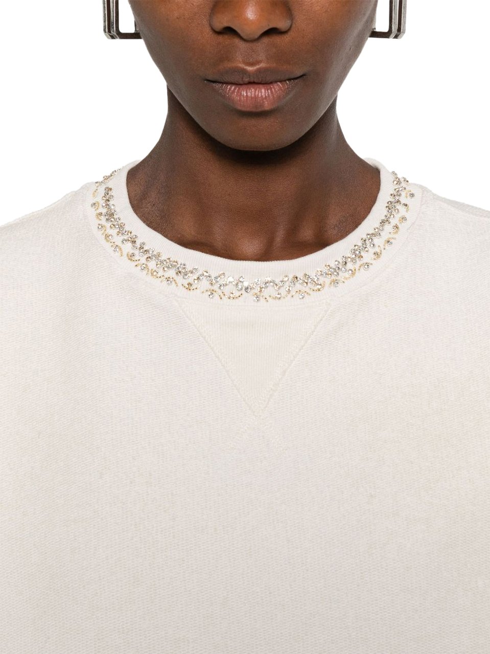 Golden Goose Sweaters White Wit