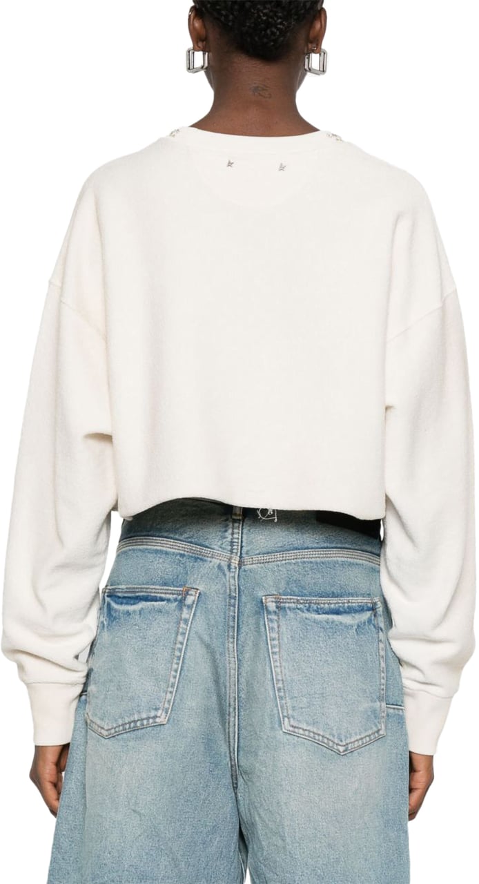 Golden Goose Sweaters White Wit