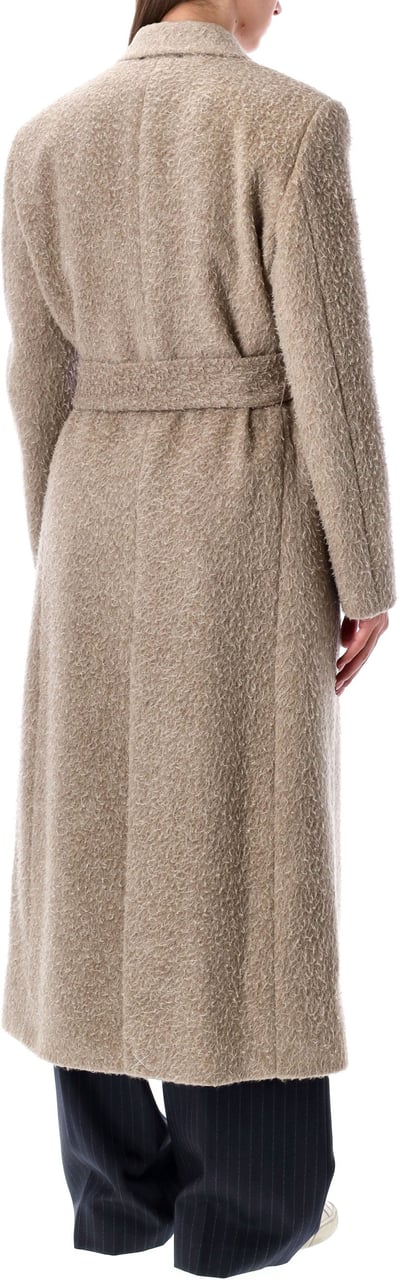 Golden Goose Double Breast Coat Greige Taupe