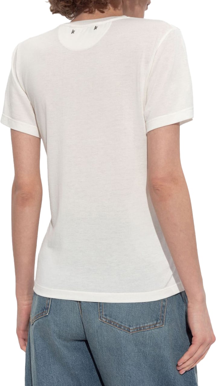 Golden Goose T-Shirts And Polos White Wit
