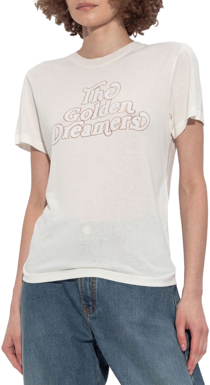 Golden Goose T-Shirts And Polos White Wit