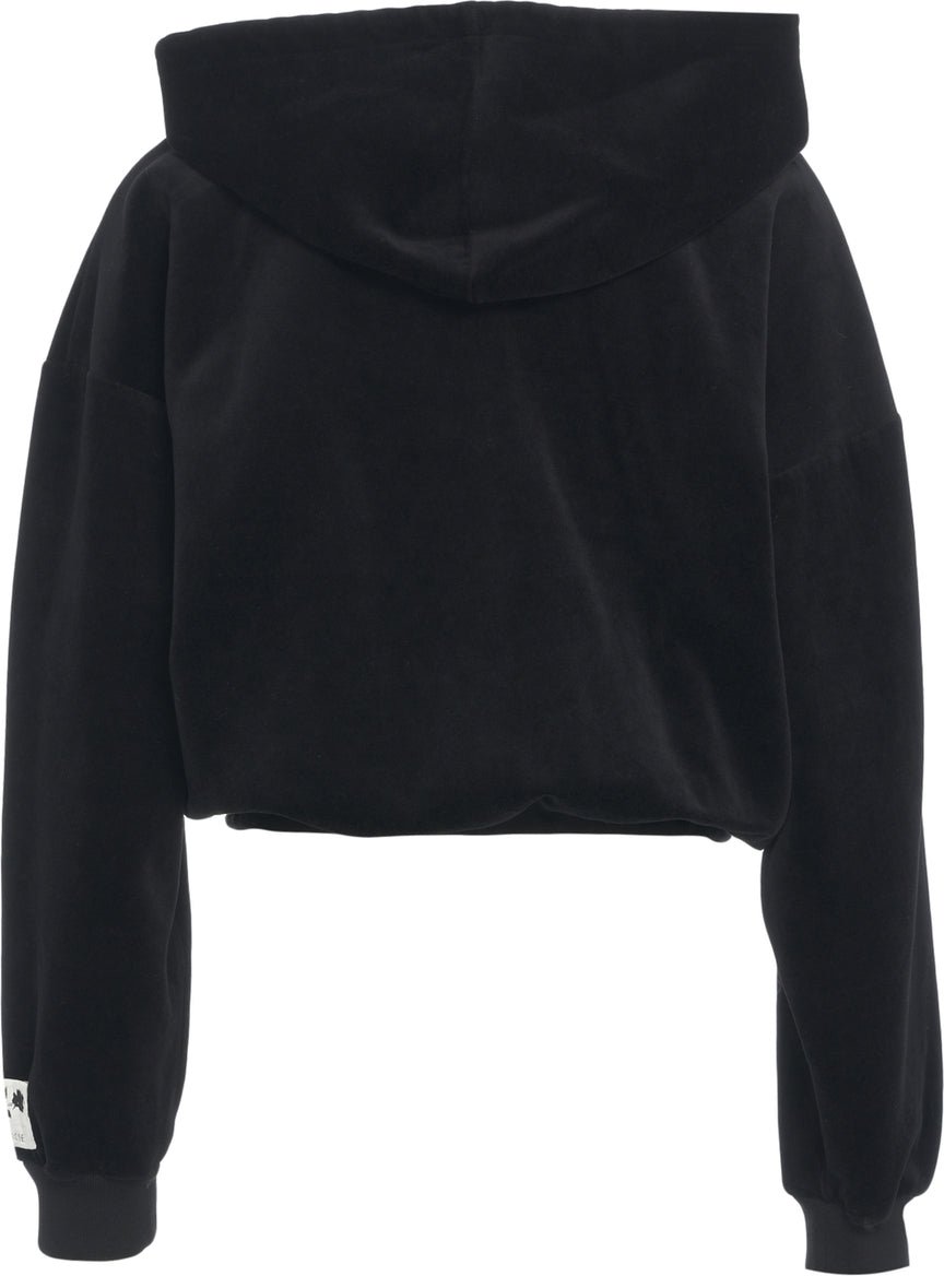Golden Goose Chenille hoodie Zwart