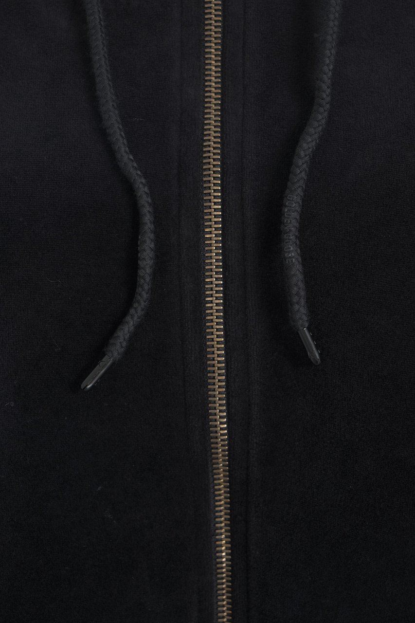 Golden Goose Chenille hoodie Zwart