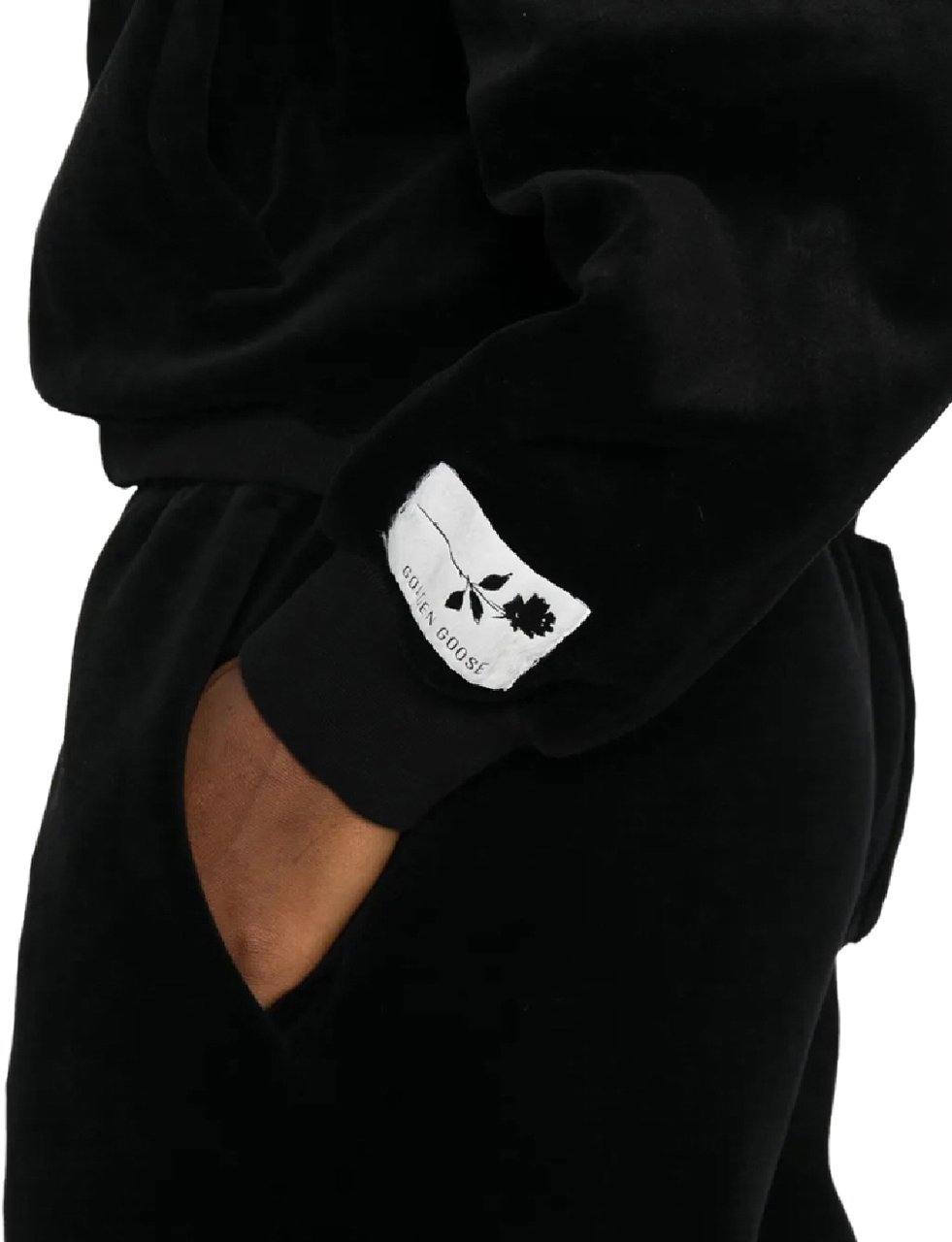 Golden Goose Journey Ws Zipup Hoodie Bomber Zwart