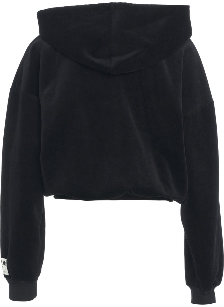Golden Goose Felpa con cappuccio in ciniglia Zwart